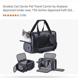 Airplane Friendly Cat or Small Dog Carrier